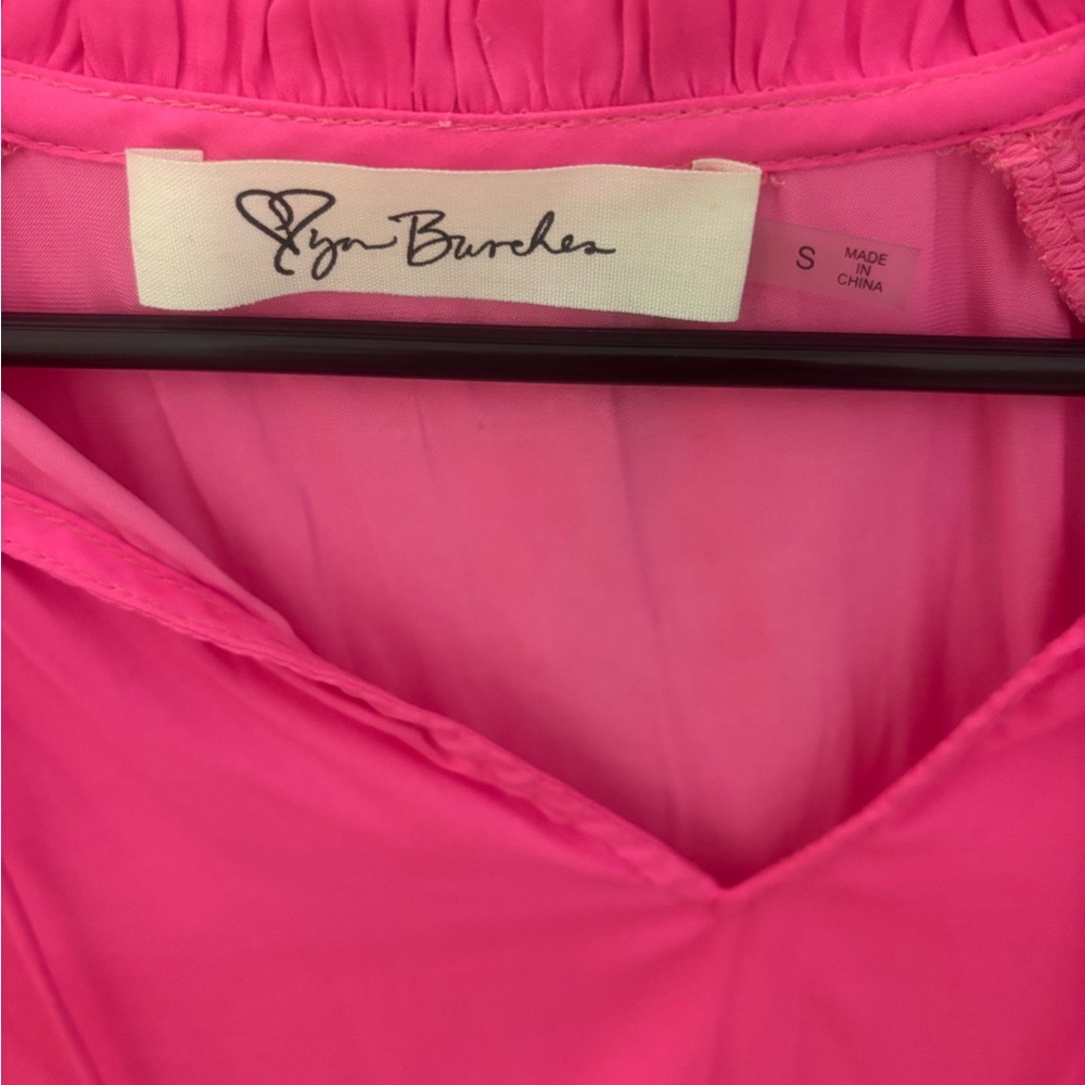 Lyn Burches Pink Top